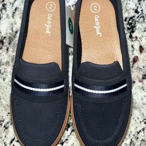 Girls' suede loafers sz.2